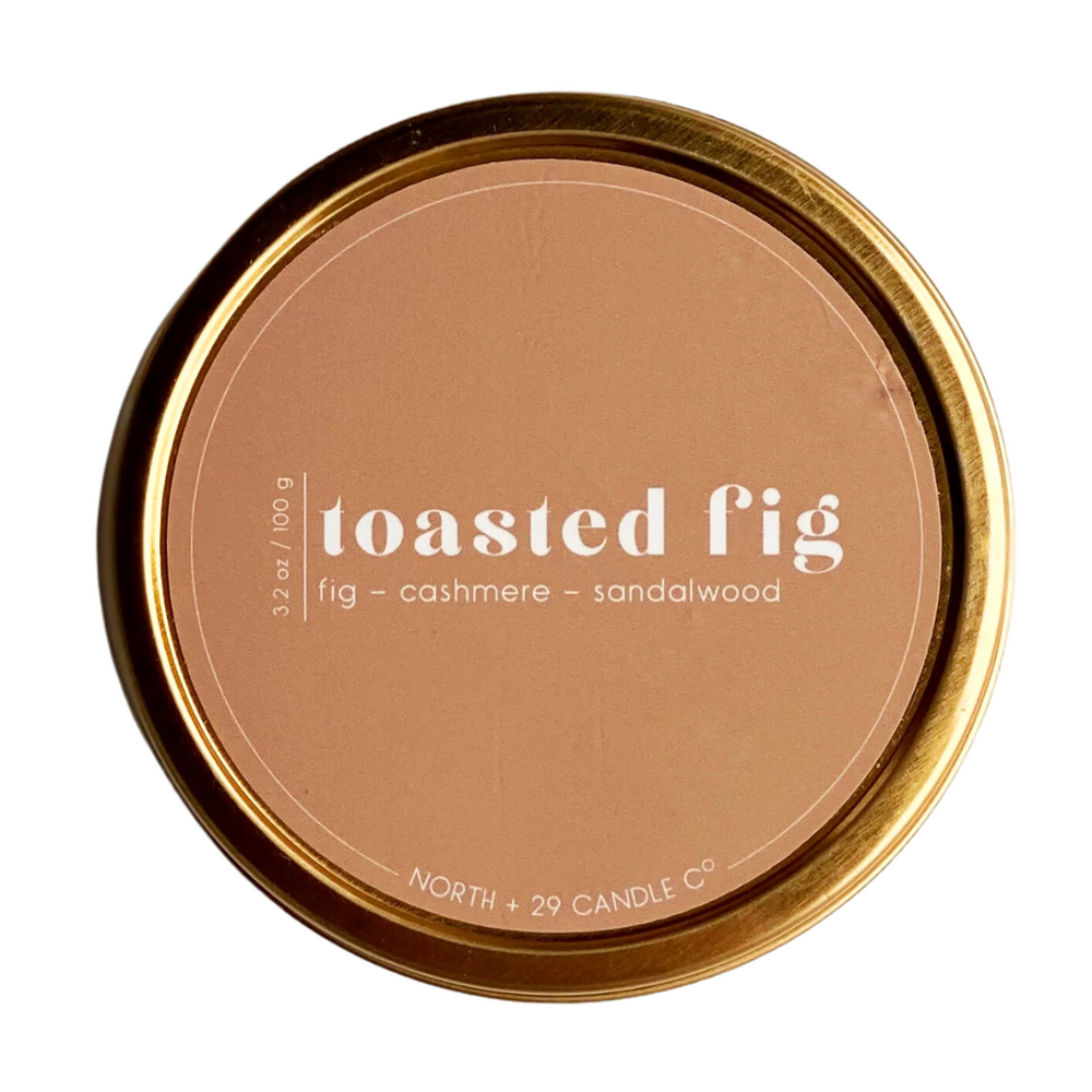 Toasted Fig Travel Tin Candle
