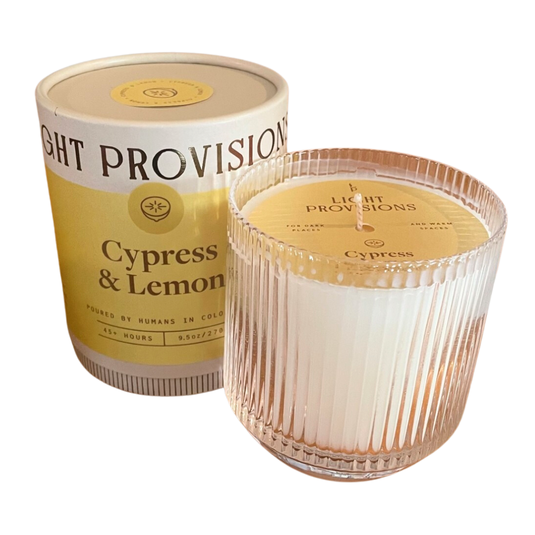 Cypress + Lemon Glass Candle